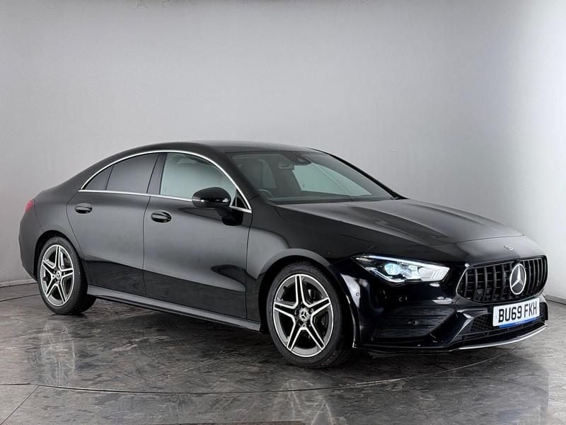 Black Used 2019 Mercedes CLA180 AMG line Sedan | £17,750 (Good price) - Image 1/4
