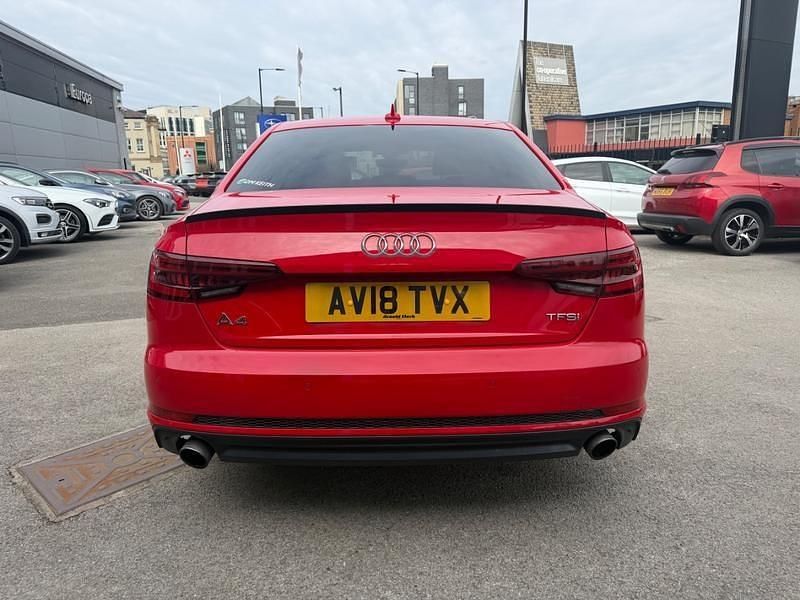 Used Audi A4 Black Edition 2018 Red Sedan