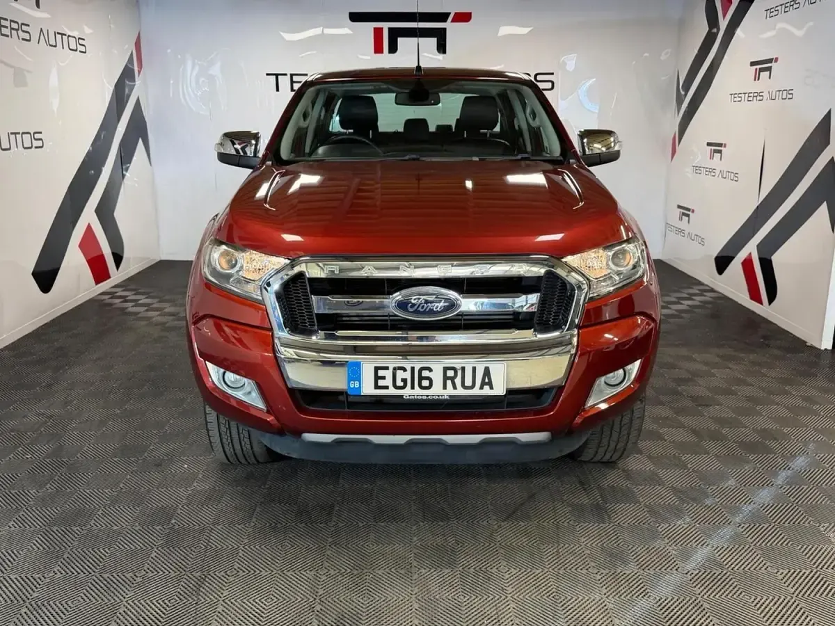 Used Ford Ranger Limited 2016 Red Pickup