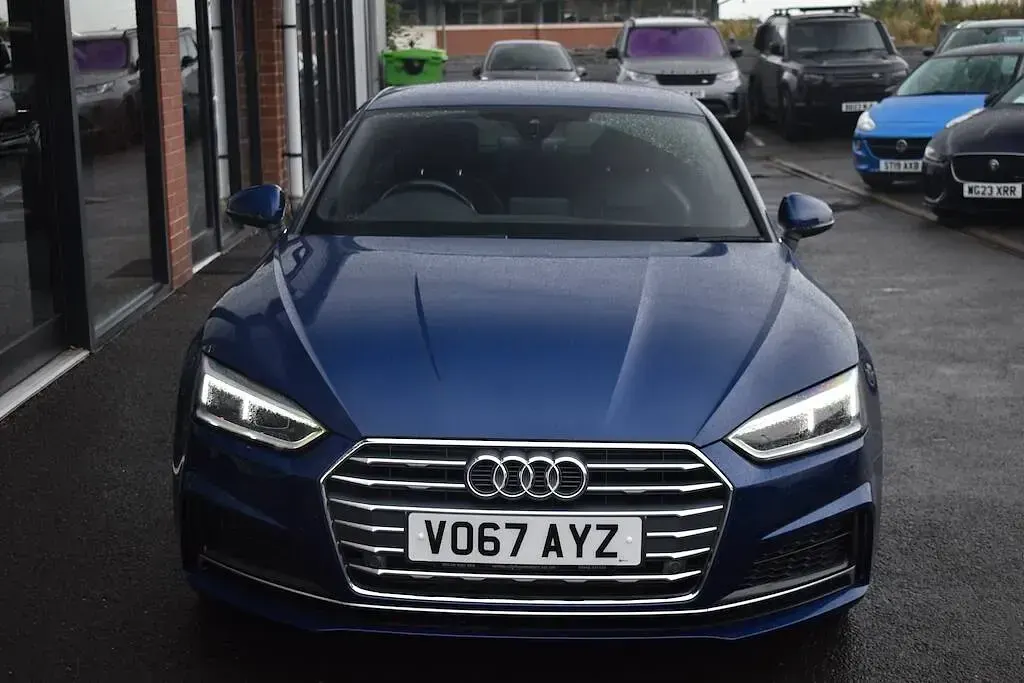 Used Audi A5 S-Line 2017 Blue Coupe