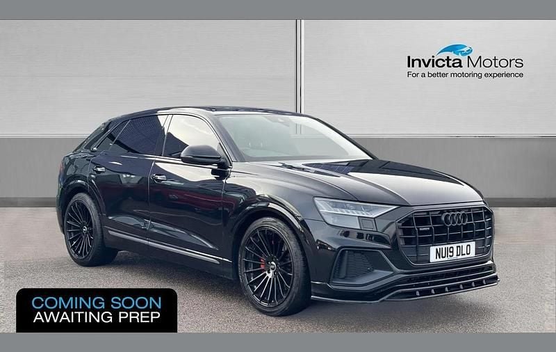 Black Used 2019 Audi Q8 S-Line SUV | £32,500 (Fair price) - Image 1/4