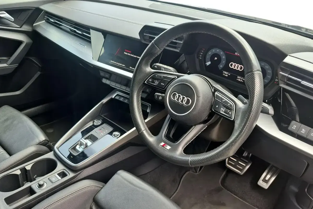 Used Audi A3 S-Line 110 HP (80 kW) 2023 Blue Sedan