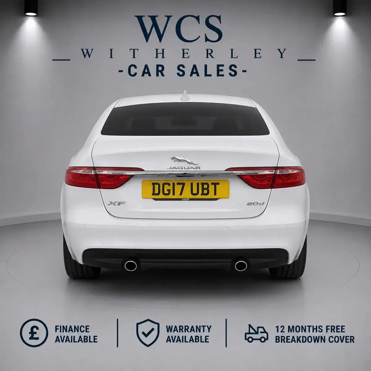 Used Jaguar XF Portfolio 240 HP (176 kW) 2017 White Sedan