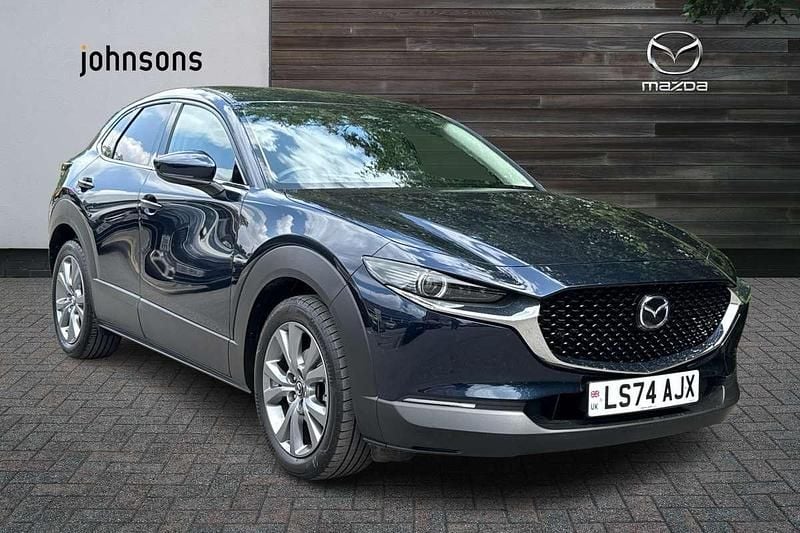 Blue Used 2024 Mazda CX-30 Exclusive-Line SUV | £17,990 (Fair price) - Image 1/4