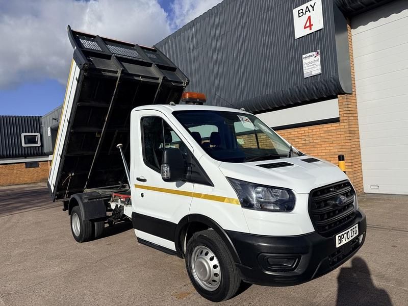 Second-hand Ford Transit 130 CP (95 kW) 2021 Alb Cabrio
