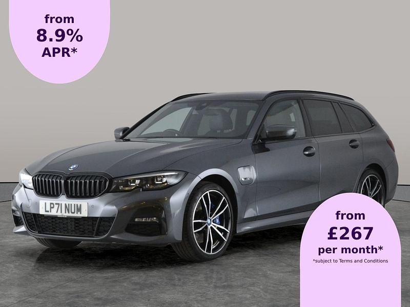Grey Used 2022 BMW 330e M Sport Estate | £18,737 (Good price) - Image 1/2