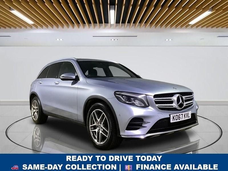 Used Mercedes GLC220 AMG line 170 HP (125 kW) 2018 Silver SUV