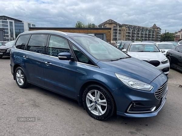 Used Ford Galaxy Titanium 150 HP (110 kW) 2021 Blue MPV
