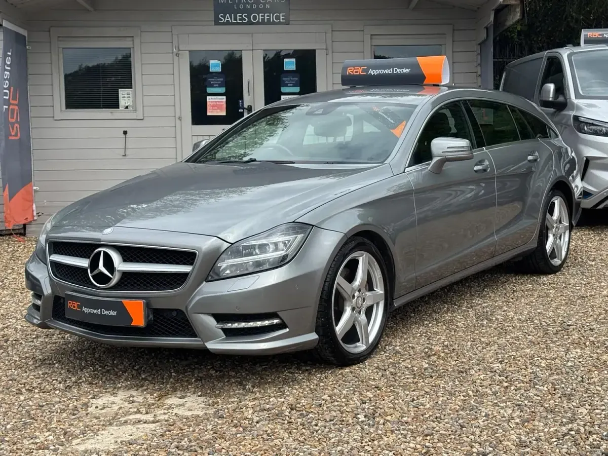 Used Mercedes CLS350 Shooting Brake AMG 2013 Silver Estate