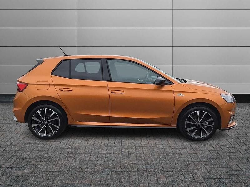 Used Skoda Fabia Monte Carlo 85 HP (62 kW) 2025 Phoenix orange metallic Hatchback