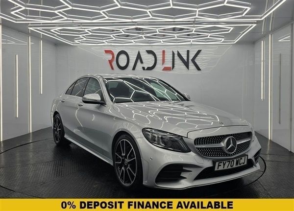 Silver Used 2020 Mercedes C220 AMG line Sedan | £18,490 (Fair price) - Image 1/1