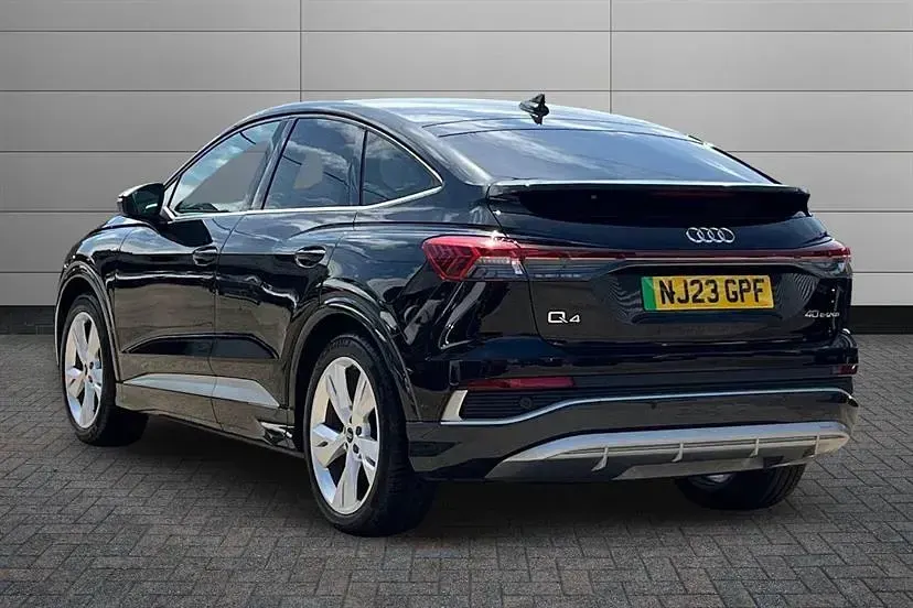 Used Audi Q4 e-tron S-Line 150 kW (204 HP) 2023 Mythos black SUV