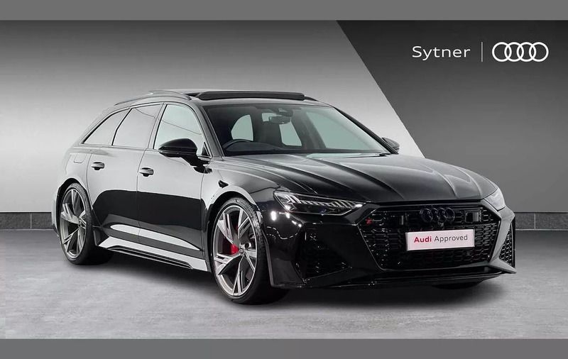 Black Used 2022 Audi RS6 Advanced Estate | £85,750 (Expensive) - Image 1/4