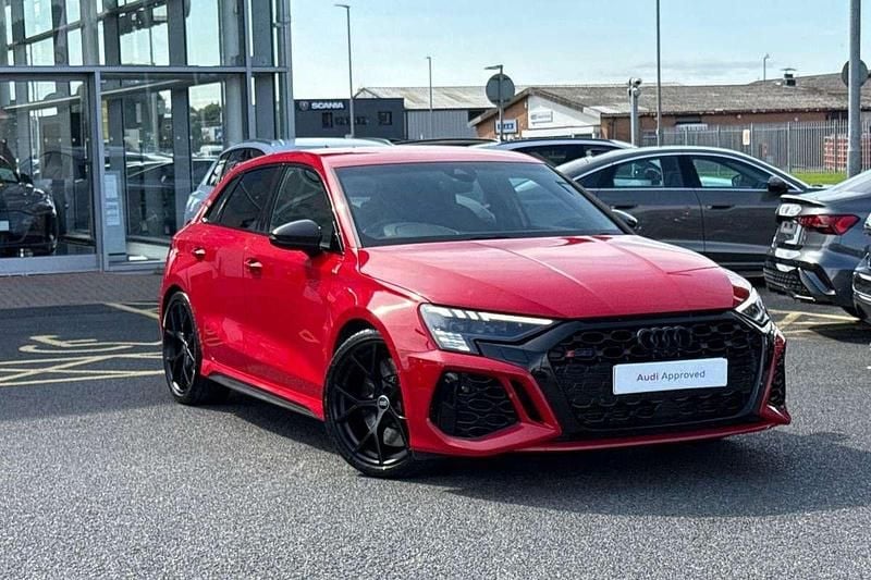 Red Used 2022 Audi RS3 Sport Hatchback | £47,250 (Fair price) - Image 1/4