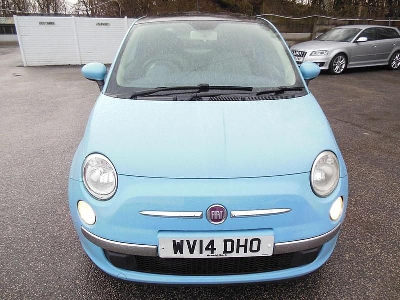 Used Fiat 500 Lounge 69 HP (50 kW) 2014 Blue Hatchback