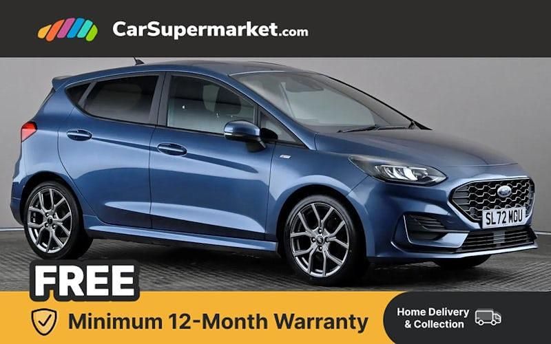 Used Ford Fiesta ST-Line 101 HP (74 kW) 2022 Blue Hatchback