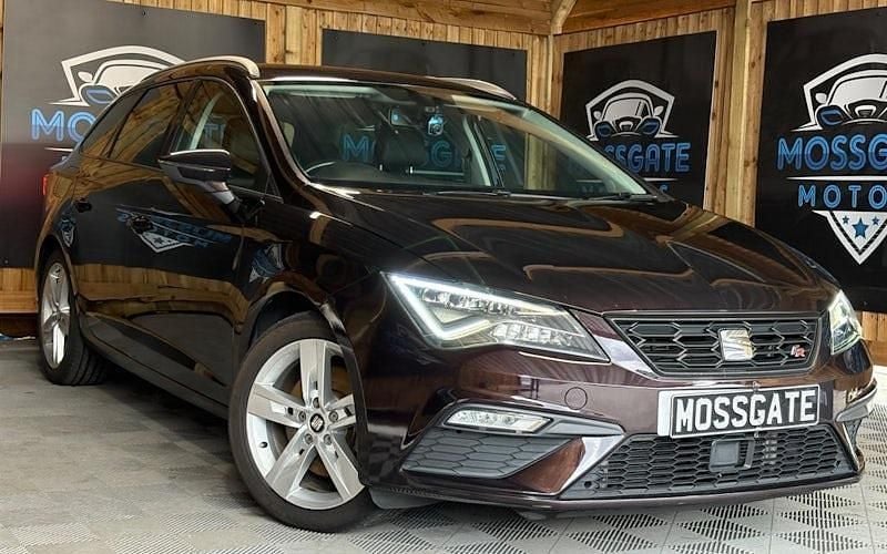 Mauve/purple Used 2017 Seat Leon FR Estate | £7,295 (Fair price) - Image 1/4