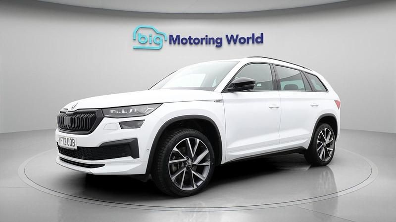Used Skoda Kodiaq SportLine 150 HP (110 kW) 2023 White SUV