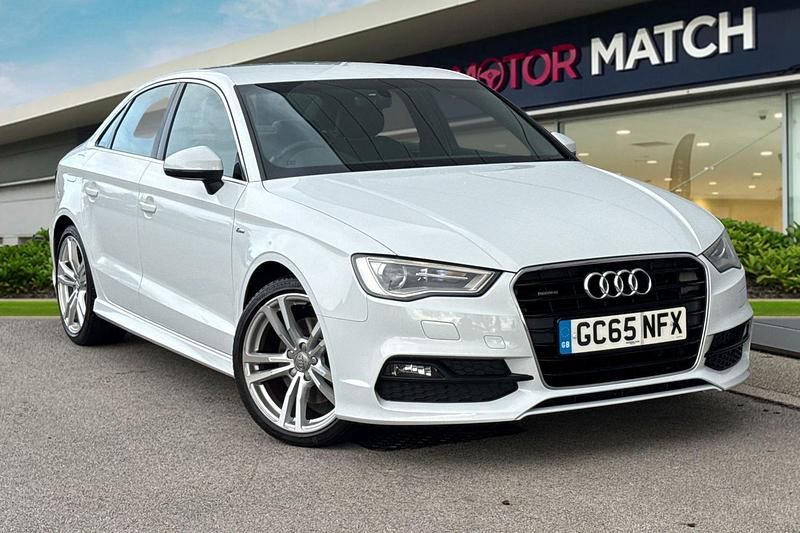White Used 2016 Audi A3 S-Line Sedan | £11,690 (Fair price) - Image 1/4