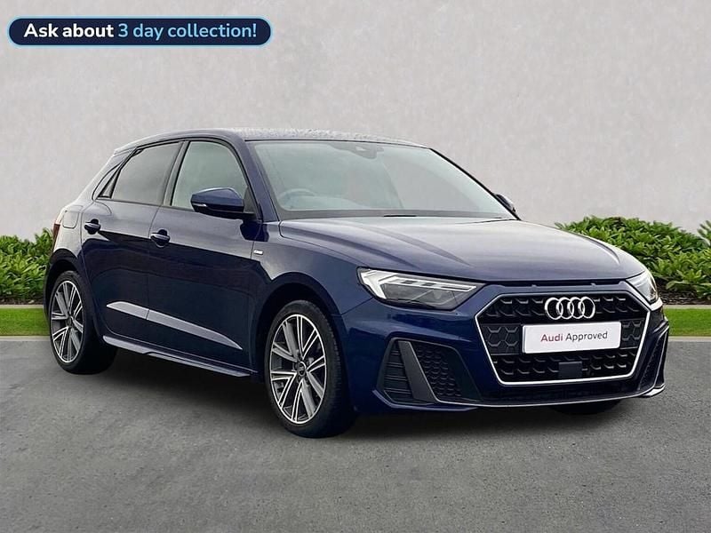 Used Audi A1 Sportback S-Line 95 HP (69 kW) 2023 Blue Hatchback