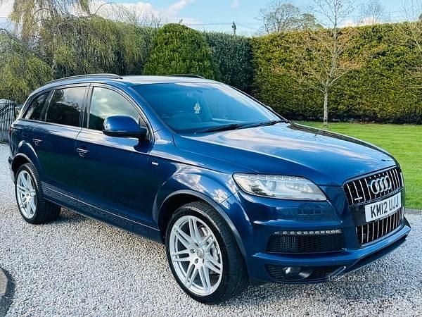 Used Audi Q7 S-line plus 204 HP (150 kW) 2012 Blue SUV