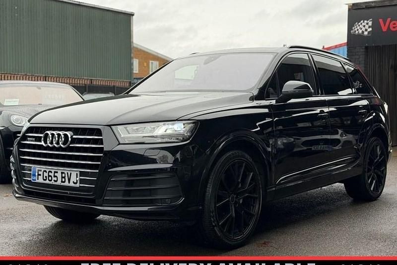 Black Used 2015 Audi Q7 S-Line SUV | £17,990 (Fair price) - Image 1/1