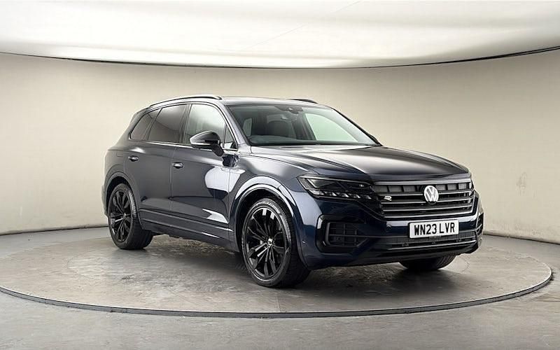 Used VW Touareg Black Edition 286 HP (210 kW) 2022 Meloe blue crystal effect/meloe blue crystal effec SUV