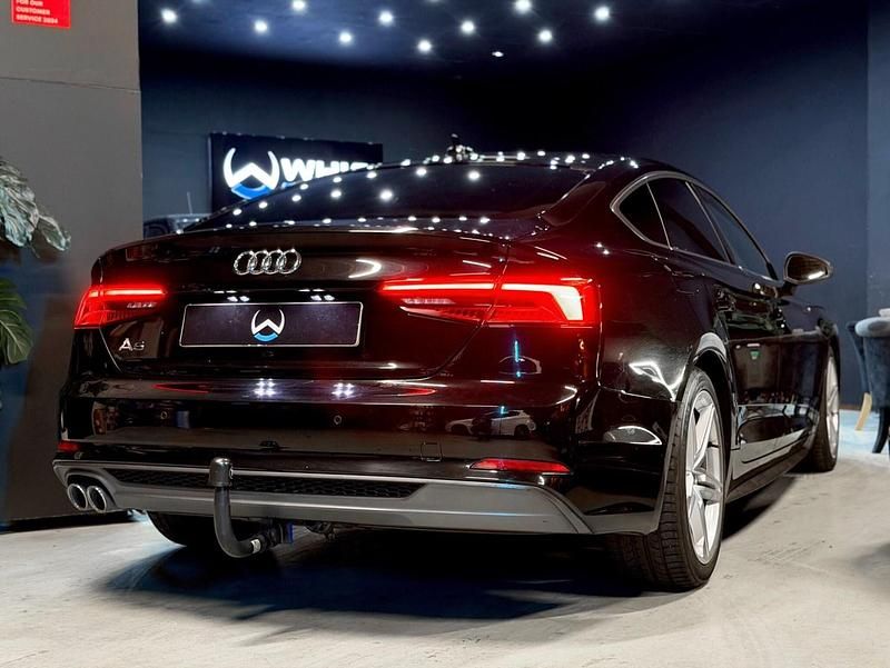 Used Audi A5 Sportback S-Line 190 HP (139 kW) 2017 Black Hatchback