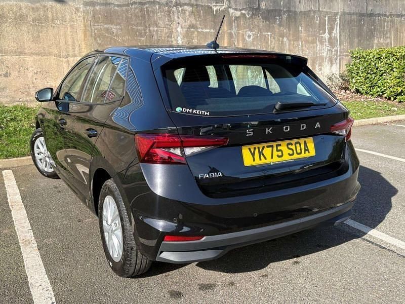 New Skoda Fabia SE 2025 Black Hatchback