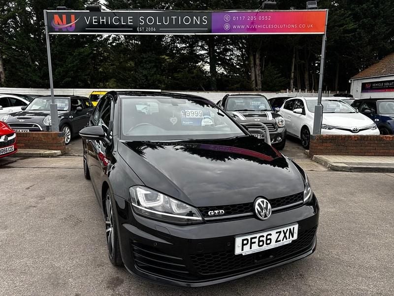 Black Used 2016 VW Golf VII GTD Hatchback | £9,999 (Fair price) - Image 1/4