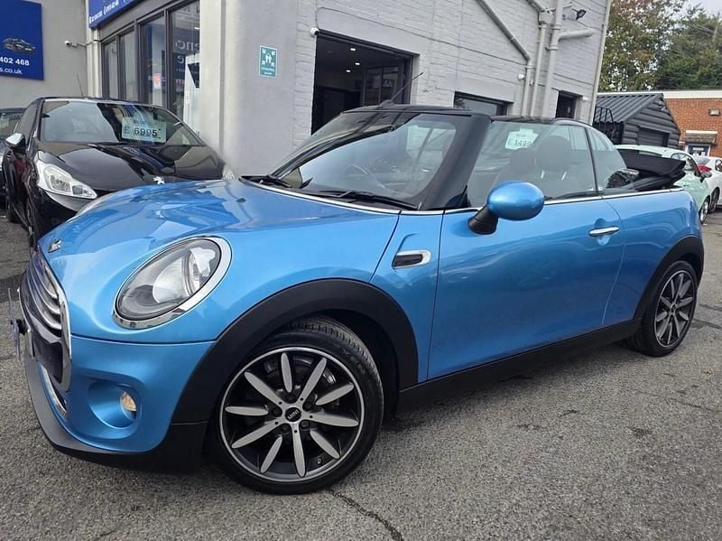 Used Mini Cooper D Cabriolet 116 HP (85 kW) 2016 Blue Cabriolet