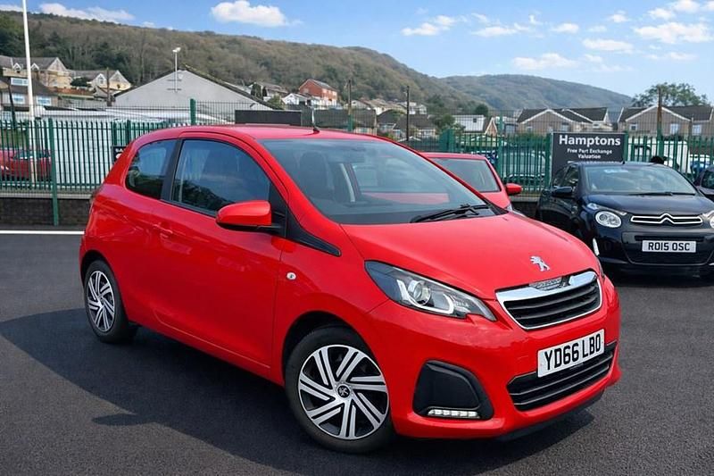 Used Peugeot 108 Active 68 HP (50 kW) 2016 Red Hatchback
