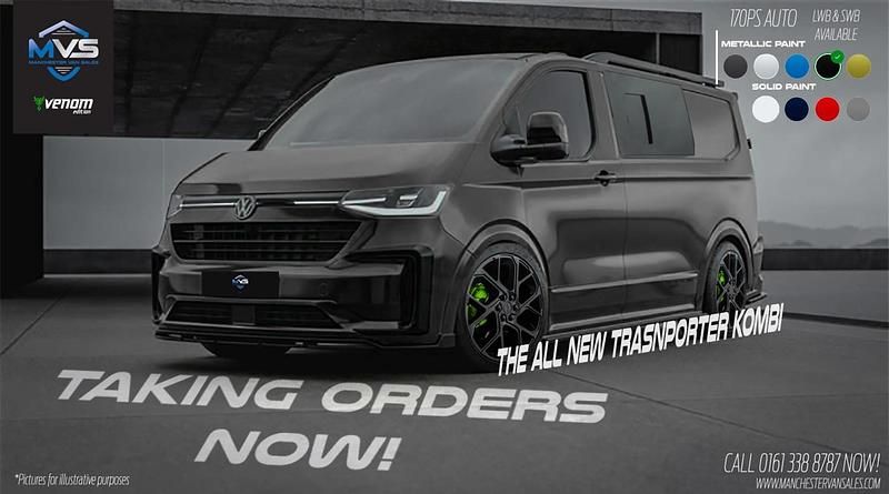 New VW Transporter Edition 170 HP (125 kW) 2026 Black Van