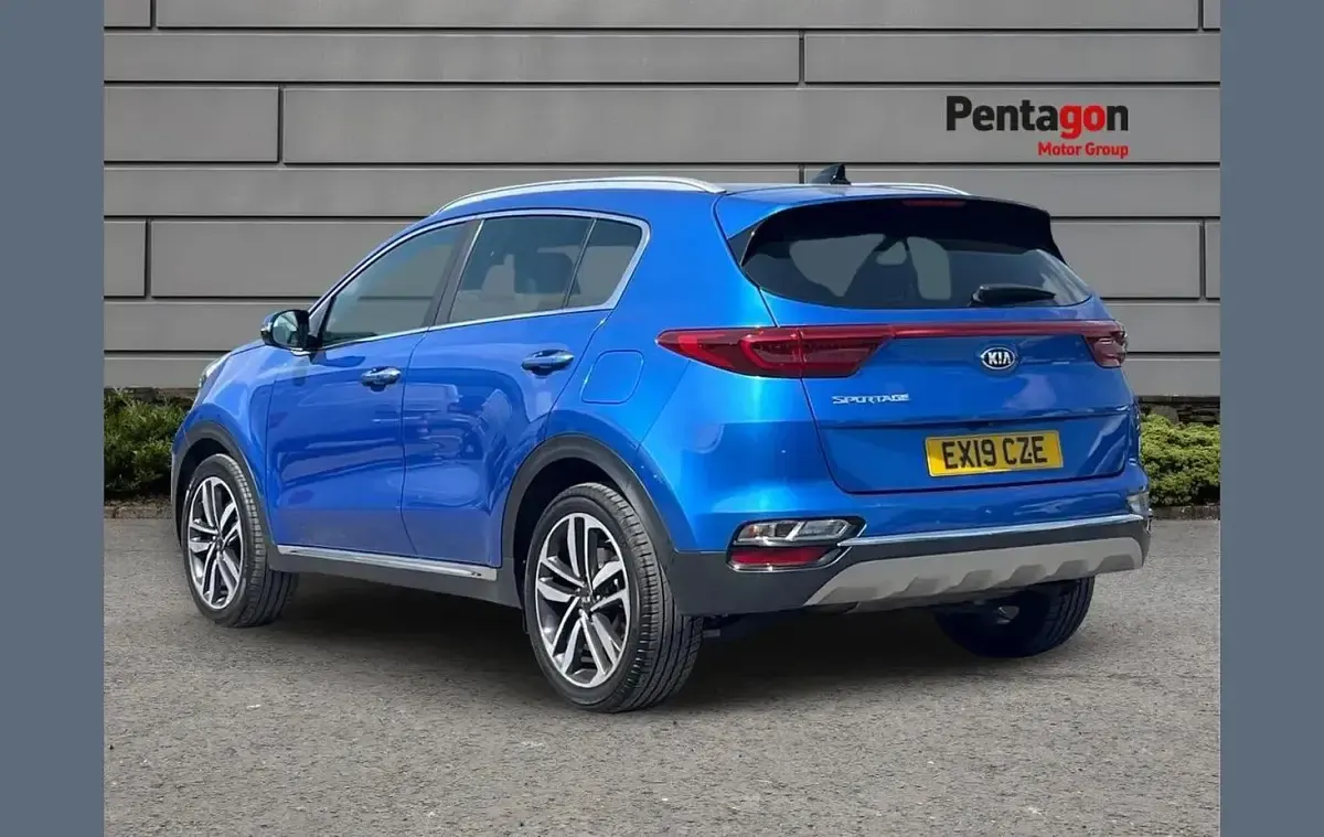 Used Kia Sportage 174 HP (127 kW) 2019 Blue SUV