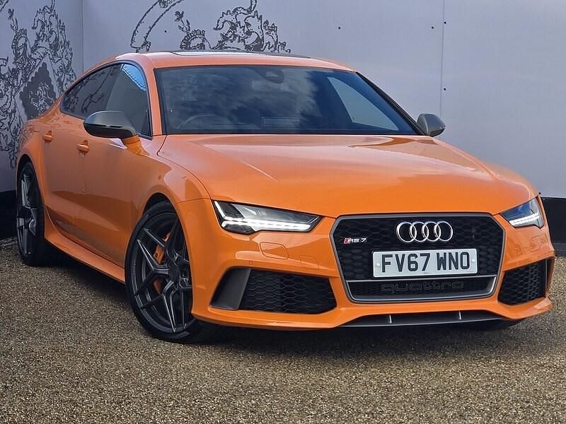 Orange Used 2018 Audi RS7 Performance Hatchback | £41,495 - Image 1/4
