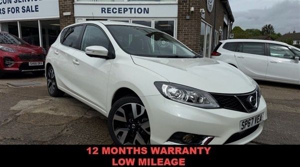 White Used 2017 Nissan Pulsar S Hatchback | £10,295 (A bit pricey) - Image 1/1