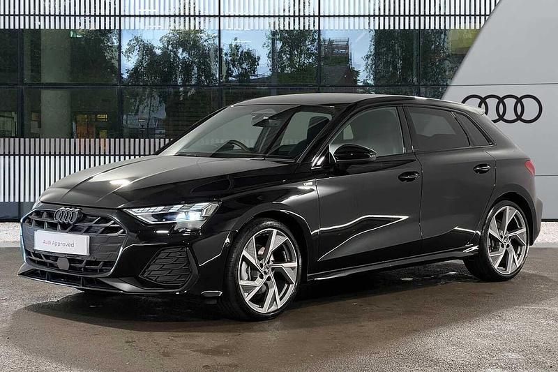 Used Audi A3 Black Edition 150 HP (110 kW) 2025 Black Hatchback