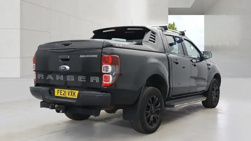 Begagnad Ford Ranger Wildtrack 2021 Svart Pickup