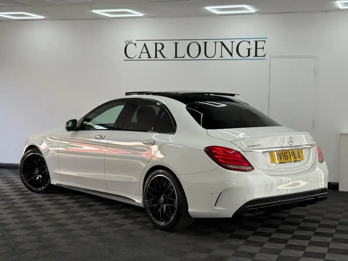 Used Mercedes C63 AMG Premium 2016 White Sedan