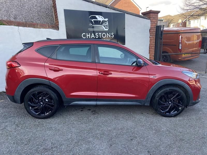 Used Hyundai Tucson N Line 177 HP (130 kW) 2019 Red SUV