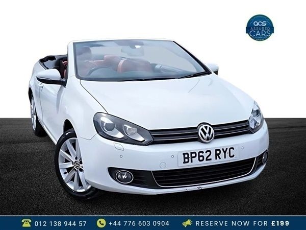 White Used 2012 VW Golf Cabriolet Cabriolet | £6,995 (Fair price) - Image 1/1