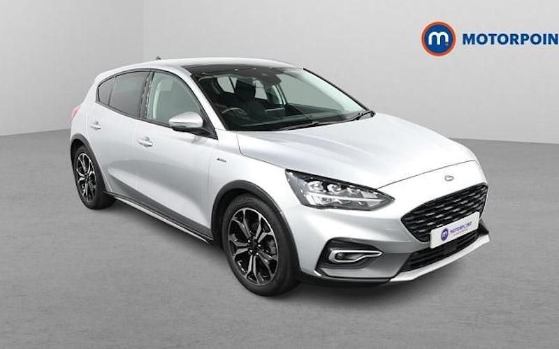 Begagnad Ford Focus Active 125 HK (91 kW) 2021 Silver Halvkombi