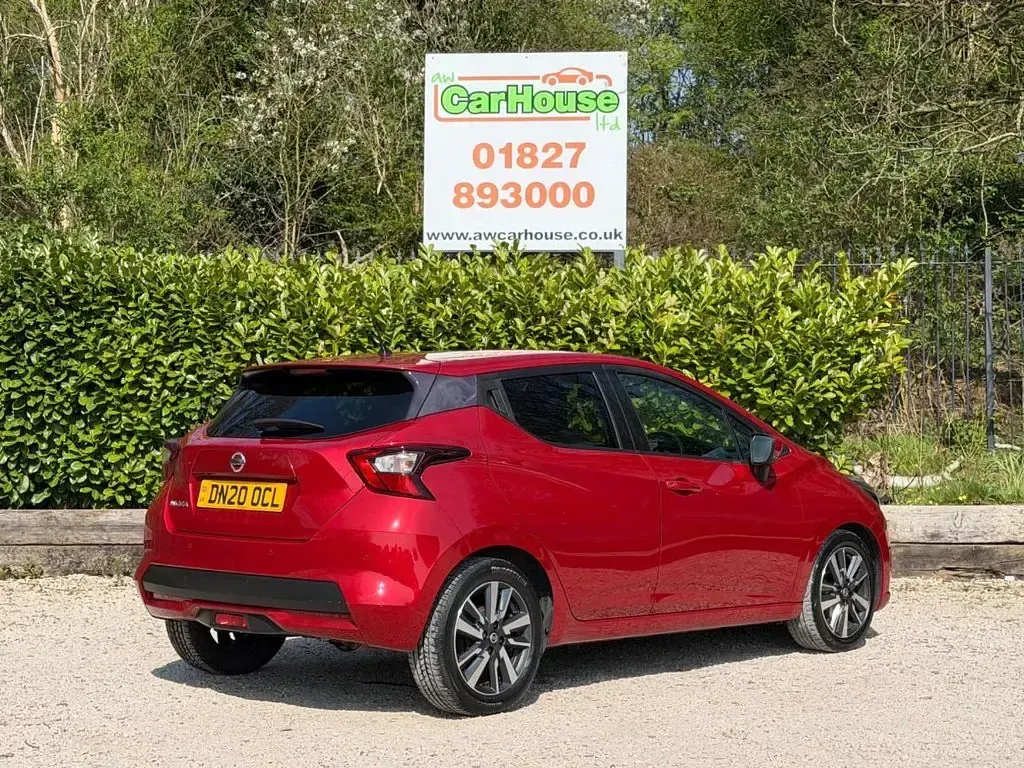 Used Nissan Micra Tekna 101 HP (74 kW) 2020 Red Hatchback