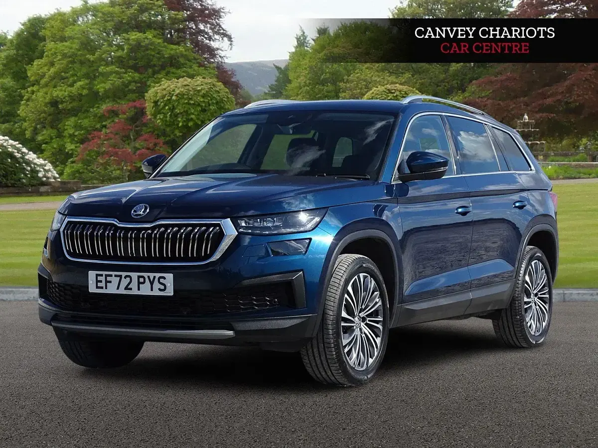 Used Skoda Kodiaq SE L Executive 150 HP (110 kW) 2023 Blue SUV
