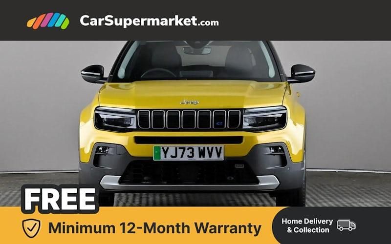 Used Jeep Avenger 114 kW (156 HP) 2023 Yellow/black SUV