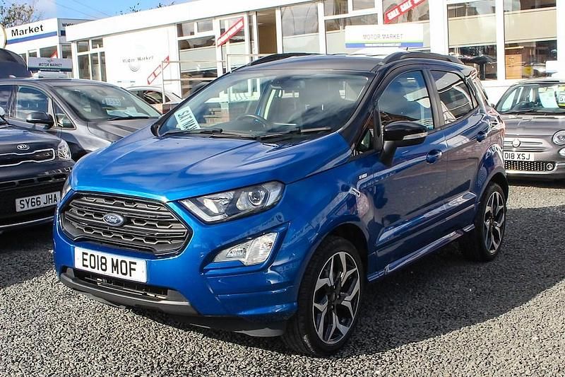 Used Ford Ecosport ST-Line 140 HP (102 kW) 2018 Blue SUV