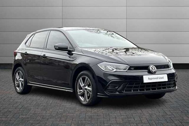 Black Used 2022 VW Polo R-line Hatchback | £17,090 (Fair price) - Image 1/4