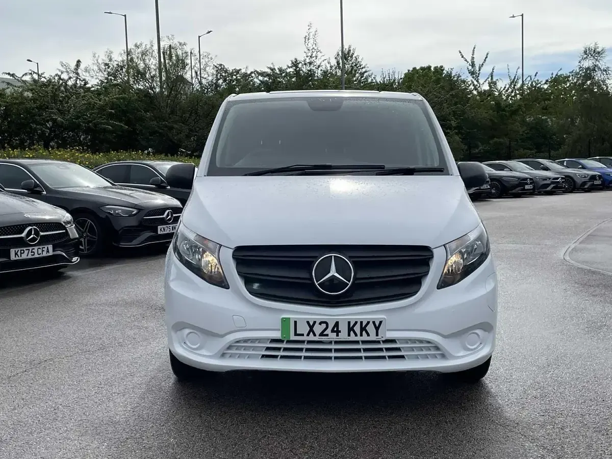 Used Mercedes e-Vito Progressive 85 kW (116 HP) 2024 White Van