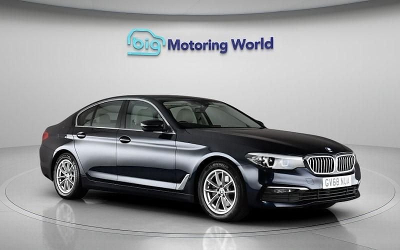 Used BMW 520 190 HP (139 kW) 2018 Blue Sedan