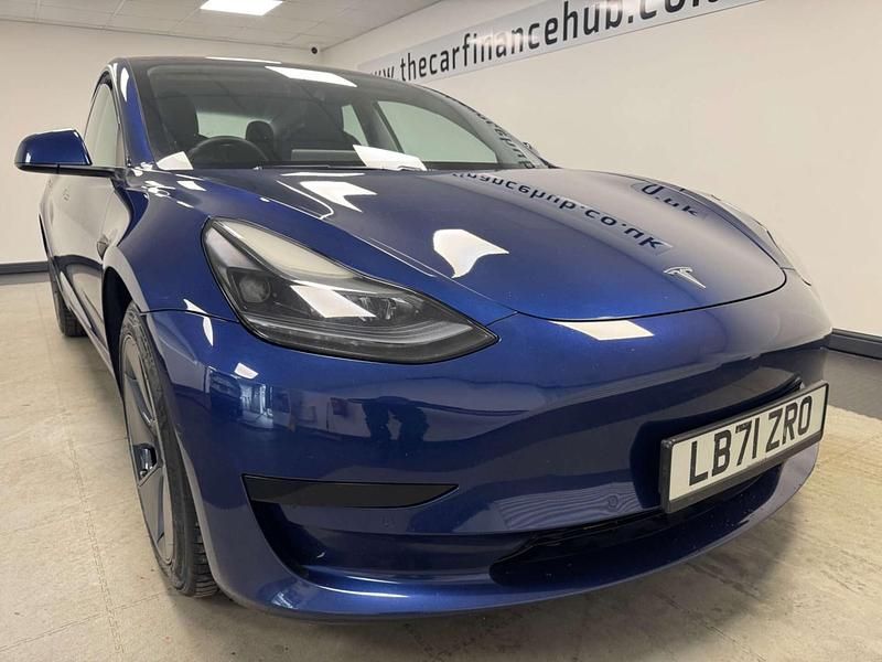 Used Tesla Model 3 Standard Range 366 kW (498 HP) 2021 Blue Sedan